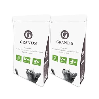 グランツ チキン5袋 チキン＆サーモン8袋 Amazon | GRANDS (グランツ) 無添加 グレインフリー 全猫種・全